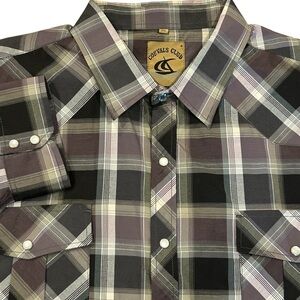 Coevals Club Western Pearl Snap Long Sleeve Shirt 3XL